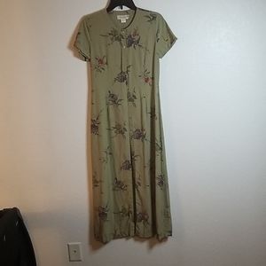 Silk floral dress